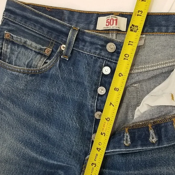 Levi's 501 XX Vintage Denim Jeans Button Fly 100% Cotton Size 33X32 - Picture 5 of 12